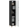 Ensemble de Meubles 2 pcs Noir Bois d'ingénierie 644682644682