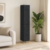 Ensemble de Meubles 2 pcs Noir Bois d'ingénierie 644683644683