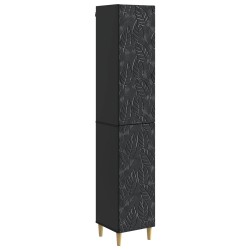 Ensemble de Meubles 2 pcs Noir Bois d'ingénierie 644683644683