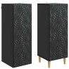 Ensemble de Meubles 2 pcs Noir Bois d'ingénierie 644683644683