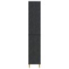 Ensemble de Meubles 2 pcs Noir Bois d'ingénierie 644683644683