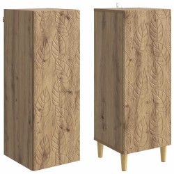 Ensemble de Meubles 2 pc Chêne artisanal Bois d'ingénierie 644685644685