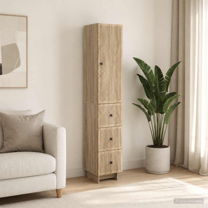 Ensemble de Meubles 2 pcs 33 x 34,5 x 90 cm Bois d'ingénierie 644688644688