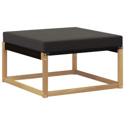 Ensemble de canapés d'extérieur 5 pcs Blanc et noir 644702644702