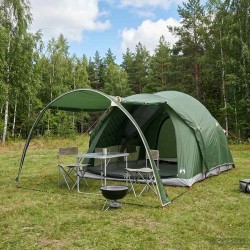 Tente tunnel Vert 370 x 275 x 210 cm Polyester et Acier 644739644739