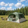 Tente Instantanée Vert 365 x 280 x 200 cm Polyester et Acier 644740644740