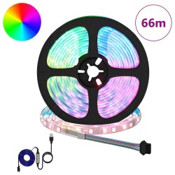 Bande LED 12 pcs Noir et Transparent 5500 mm 644743644743