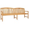 Banc en Bois Sculpté en Rose 228 x 60 x 90 cm Naturel 644745644745