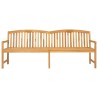 Banc en Bois Sculpté en Rose 228 x 60 x 90 cm Naturel 644745644745