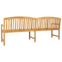 Banc en Bois Sculpté en Rose 228 x 60 x 90 cm Naturel 644745644745
