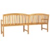 Banc en Bois Sculpté en Rose 228 x 60 x 90 cm Naturel 644745644745
