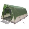 Tente tunnel avec toit Vert 10 personnes Polyester et Acier 644746644746