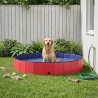 Piscine pour Chien Rouge Ø200 x 30 cm PVC épais 644747644747