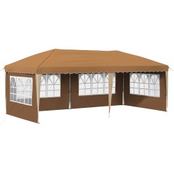 Tente de fête pop-up 575 x 289 x 245 cm Beige 644752644752
