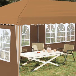 Tente de fête pop-up 575 x 289 x 245 cm Beige 644752644752