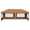 Tente de fête pop-up 575 x 289 x 245 cm Beige 644752644752