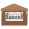 Tente de fête pop-up 575 x 289 x 245 cm Beige 644752644752
