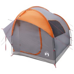 Tente de voiture avec toit Gris et orange 239 x 210 x 210 cm 644756644756