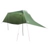 Tente de voiture avec toit Vert 350 x 250 cm Polyester et Acier 644757644757
