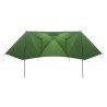 Tente de voiture avec toit Vert 350 x 250 cm Polyester et Acier 644757644757
