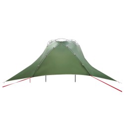 Tente de voiture avec toit Vert 350 x 250 cm Polyester et Acier 644757644757