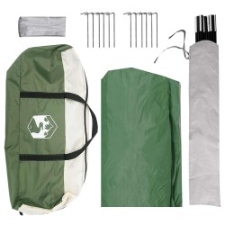 Tente de fête Vert 400 x 400 x 320 cm Polyester et Acier 644758644758