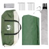 Tente de fête Vert 400 x 400 x 320 cm Polyester et Acier 644758644758