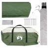 Tente de fête Vert 500 x 500 x 350 cm Polyester et Acier 644759644759