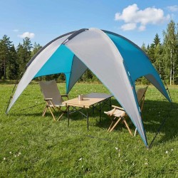 Tente de camping avec un abri imperméable Dôme Bleu 644765644765