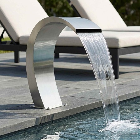 Fontaine de piscine Argenté 60 x 30 x 70 cm Acier inoxydable 644774644774