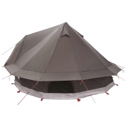 Tente Tipi Marron Gris 700 x 700 x 395 cm Polyester et Acier 644782644782