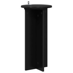 Support de Plante 2 pcs Noir 29,5 x 29,5 x 60 cm 644787644787