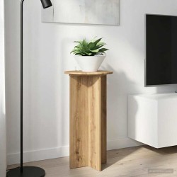 Support de Plante 2 pc Chêne artisanal 40 x 40 x 80 cm 644788644788