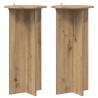 Support de Plante 2 pc Chêne artisanal 40 x 40 x 80 cm 644788644788