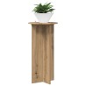 Support de Plante 2 pc Chêne artisanal 40 x 40 x 80 cm 644788644788