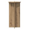 Support de Plante 2 pc Chêne artisanal 40 x 40 x 80 cm 644788644788