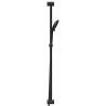 Ensemble de Système de Douche Noir 100 cm Acier inoxydable 644798644798