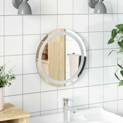 Miroir de salle de bain à LED 40 cm rond 644804644804