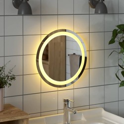 Miroir de salle de bain à LED 40 cm rond 644804644804