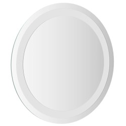 Miroir de salle de bain à LED 40 cm rond 644804644804