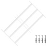 Grille de sécurité pour fenêtres avec 3 barres transversales 644809644809