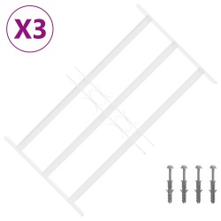 Grille de sécurité pour fenêtres avec 3 barres transversales 644809644809