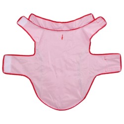 Imperméable pour chien avec bandes réfléchissantes polyester rouge taille L 644810644810