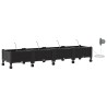 Porte-plante de jardin avec irrigation et roues 4 pc Noir PP 644820644820