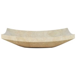 Évier 50 x 35 x 12 cm Marbre Crème 644821644821
