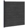 Ensemble de Clôture 175 x 186 cm WPC et Aluminium Noir 644824644824