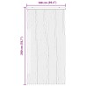 Rideau anti-insectes en chenille Marron foncé et beige 644828644828