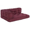 Coussin de canapé sur palette 3 pcs Marron 120 x 80 x 38 cm 644829644829