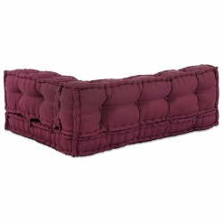Coussin de canapé sur palette 3 pcs Marron 120 x 80 x 38 cm 644829644829