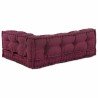 Coussin de canapé sur palette 3 pcs Marron 120 x 80 x 38 cm 644829644829